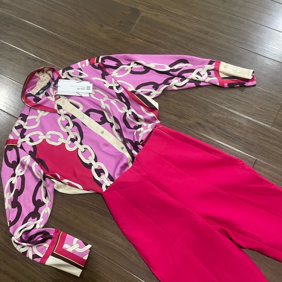 Zara Pants & Jumpsuits Zara Split Front Long Pants Poshmark